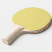 Efficiënt Pastelgeel Modern Tafeltennisbatje (Voorkant Gekanteld)