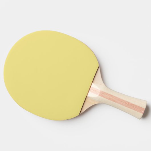 Efficiënt Pastelgeel Modern Tafeltennisbatje (Zijkant)