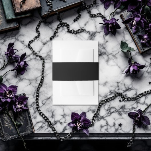 Efficiënt zwart uitnodigingen wikkel