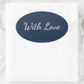 Efficiënte blauwe stickers (Tas)