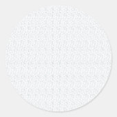 Efficiënte Cyaanblauwe Achtergrond Ronde Sticker (Voorkant)