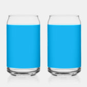 Efficiënte Cyaanblauwe Achtergrond | Zomer Minimaa Blikvorm Glas (Links)