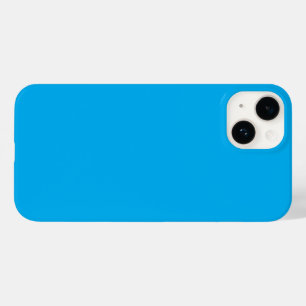 Efficiënte Cyaanblauwe Achtergrond Zomer Minimaa Case-Mate iPhone 14 Hoesje