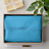 Efficiënte Cyaanblauwe Achtergrond | Zomer Minimaa Tissuepapier (Geschenk)