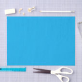 Efficiënte Cyaanblauwe Achtergrond | Zomer Minimaa Tissuepapier (Craft)
