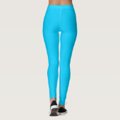 Efficiënte Cyaanblauwe decoratie op Leggings (Achterkant)