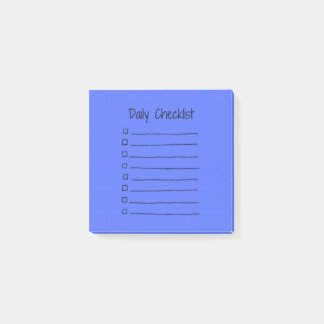 Efficiënte dagelijkse checklist Post-it notities ( Post-it® Notes