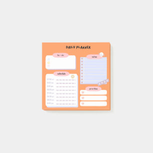 Efficiënte dagelijkse planner Post-IT notities Post-it® Notes