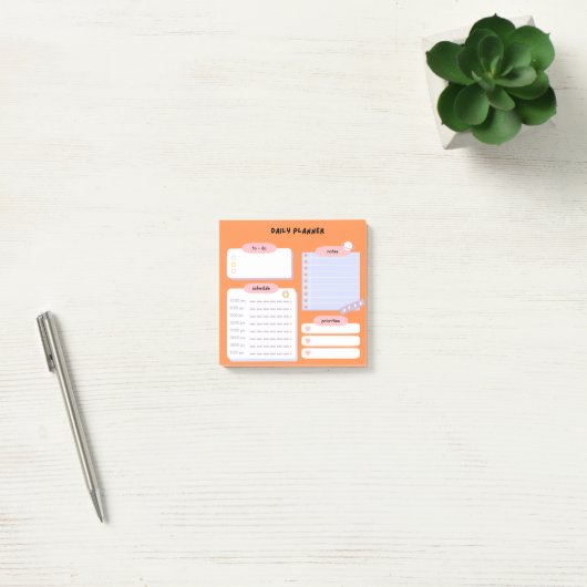 Efficiënte dagelijkse planner Post-IT notities Post-it® Notes (Kantoor)