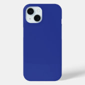 Efficiënte Diepblauwe Achtergrond | Krachtig Minim Case-Mate iPhone Case (Achterkant)