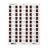 Efficiënte etiketten met het gebruiksvriendelijke  (Full Sheet)
