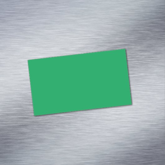 Efficiënte groene achtergrond magnetisch visitekaartje (Voorbeeld)
