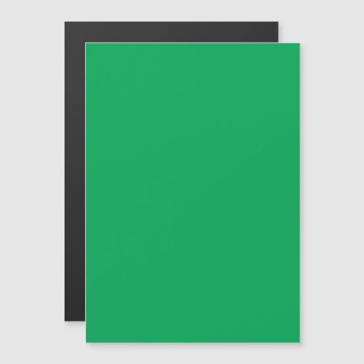Efficiënte groene achtergrond magnetische uitnodiging (Voorkant / Achterkant)