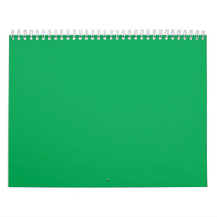Efficiënte groene achtergrond – Minimalistische sj Kalender