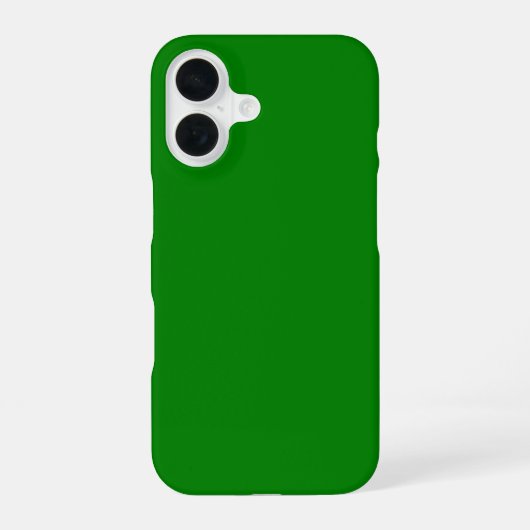 Efficiënte groene kleur iPhone 16 hoesje (Achterkant)