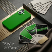 Efficiënte groene kleur iPhone 16 hoesje