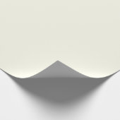 Efficiënte ivoorkleurige minimalistische moderne e cadeaupapier (Hoek)