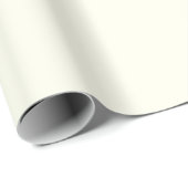 Efficiënte ivoorkleurige minimalistische moderne e cadeaupapier (Rol Hoek)