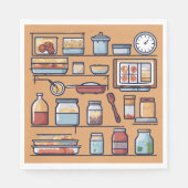 Efficiënte Maaltijd Prep Georganiseerde Keuken Pap Servet (Voorkant)