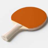 Efficiënte Pompoenkleur Tafeltennisbatje (Voorkant Gekanteld)