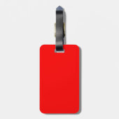 Efficiënte Rood Kleur Oog Opvallend Bagagelabel (Achterkant verticaal)