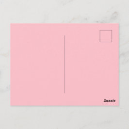 Efficiënte Roze Postkaart Persoonlijke Groet Ontwe