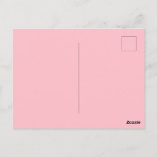 Efficiënte Roze Postkaart Persoonlijke Groet Ontwe