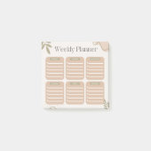 Efficiënte weekplanner Post-IT-notities Post-it® Notes (Voorkant)