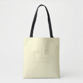 Efficiënte Zachte Licht Pastel Citroen Groen Gele  Tote Bag (Voorkant)