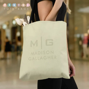 Efficiënte Zachte Licht Pastel Citroen Groen Gele  Tote Bag