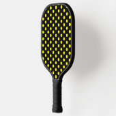Efficiënte Zwarte met Felgele Stip Stijl Pickleball Paddle (Links)