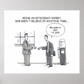 Efficiëntie Expert matte poster (Voorkant)