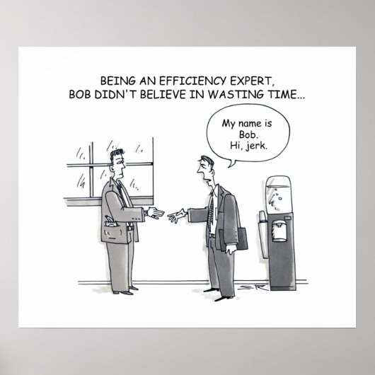 Efficiëntie Expert matte poster (Voorkant)