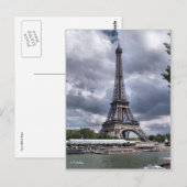 Effiel Tower Briefkaart (Voorkant / Achterkant)