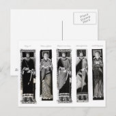 Effigies of Henry II Eleanor of Aquitaine Briefkaart (Voorkant / Achterkant)