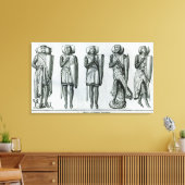 Effigies of Knight Templars Canvas Afdruk (Insitu (Woonkamer))