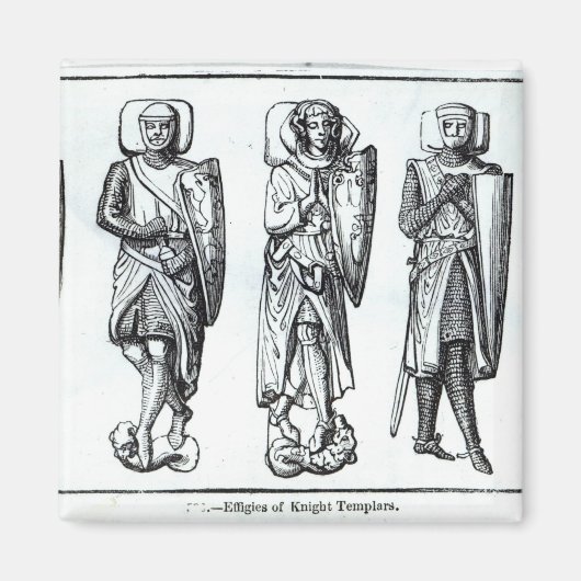 Effigies of Knight Templars Magneet (Voorkant)
