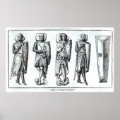 Effigies of Knight Templars Poster (Voorkant)
