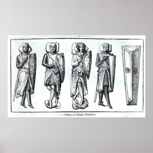 Effigies of Knight Templars Poster (Voorkant)