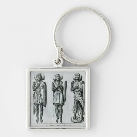 Effigies of Knight Templars Sleutelhanger (Voorkant)