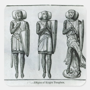 Effigies of Knight Templars Vierkante Sticker