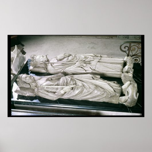 Effigies of Philippe III the Bold and Philippe Poster (Voorkant)