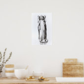 Effigy of Edward II van Gloucester Cathedral Poster (Keuken)