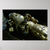 Effigy of Edward the Black Prince, 1376 Poster (Voorkant)