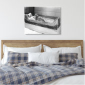 Effigy of Eleanor of Aquitaine Canvas Afdruk (Insitu (Slaapkamer))