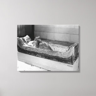 Effigy of Eleanor of Aquitaine Canvas Afdruk