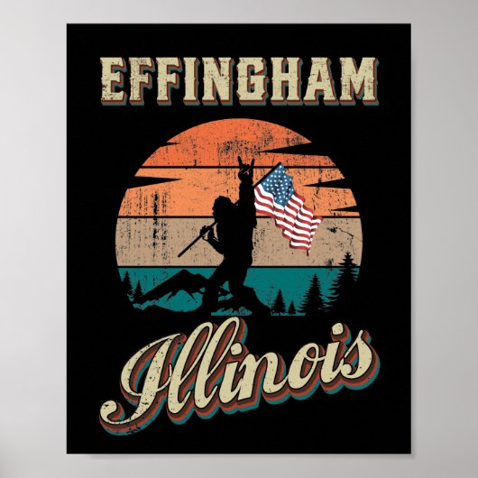Effingham Illinois Poster (Voorkant)