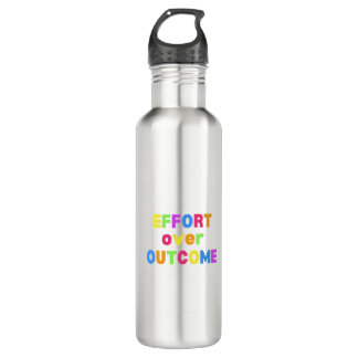 Effort over outcome travel mug waterfles