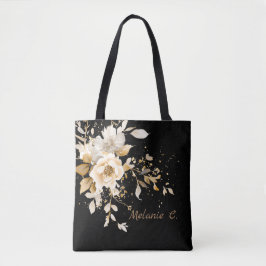 Effortless Elegance Floral Tote Bag