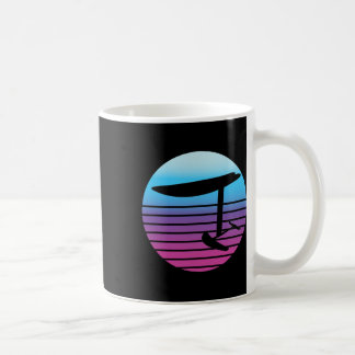 Efoil Elektrische Hydrofoil Retro Zonsondergang Su Koffiemok